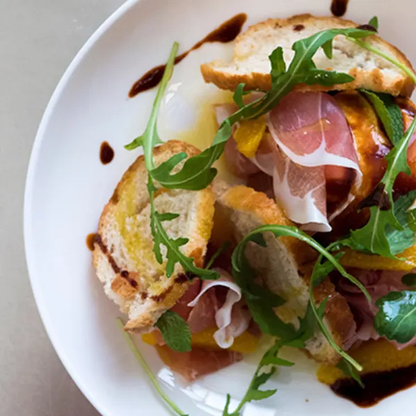 Plated appetizer